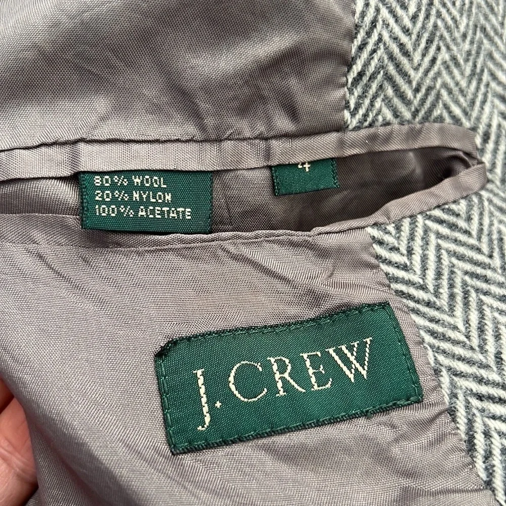 J. Crew Woman WOOL Blazer Jacket Size 4